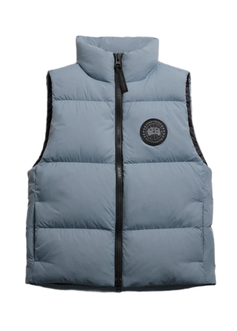 Lawrence Puffer Vest Black Disc Light Ozone Blue - Image 3