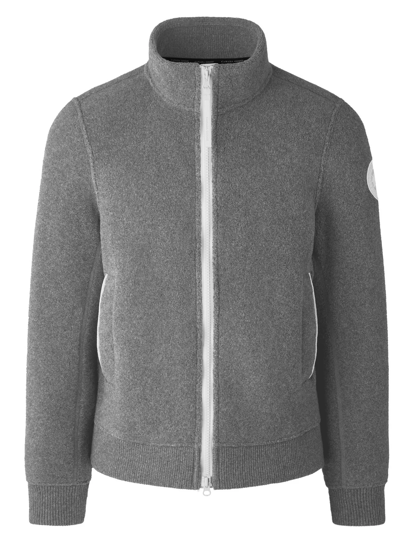 Lawson Fleece Jacket White Disc Greige