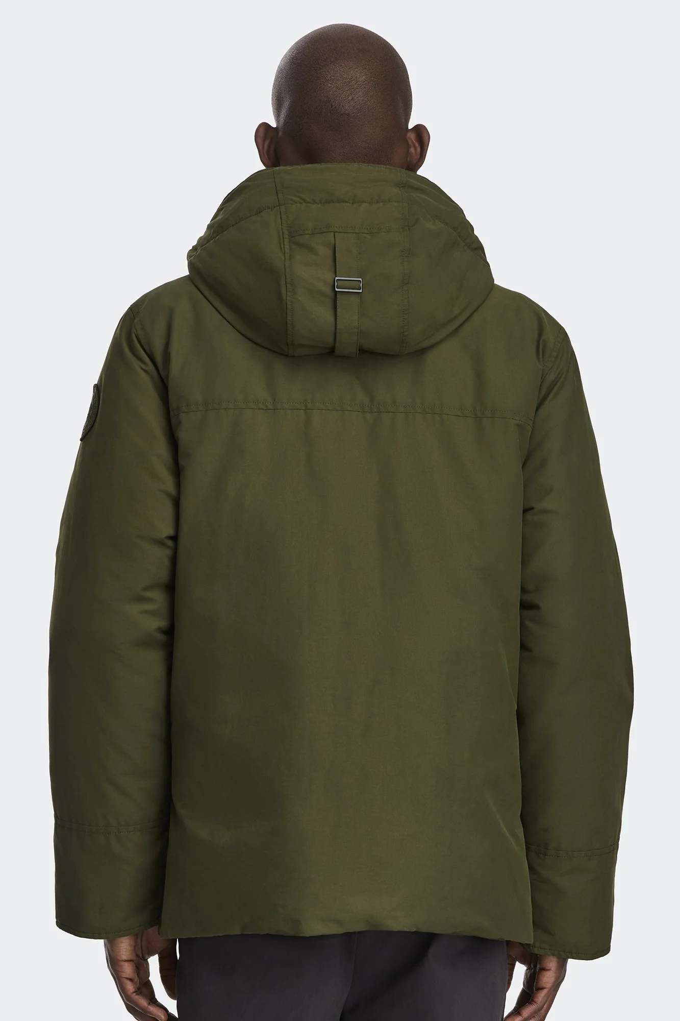 Maitland Parka Cotton Tonal Disc Military Green - Image 3
