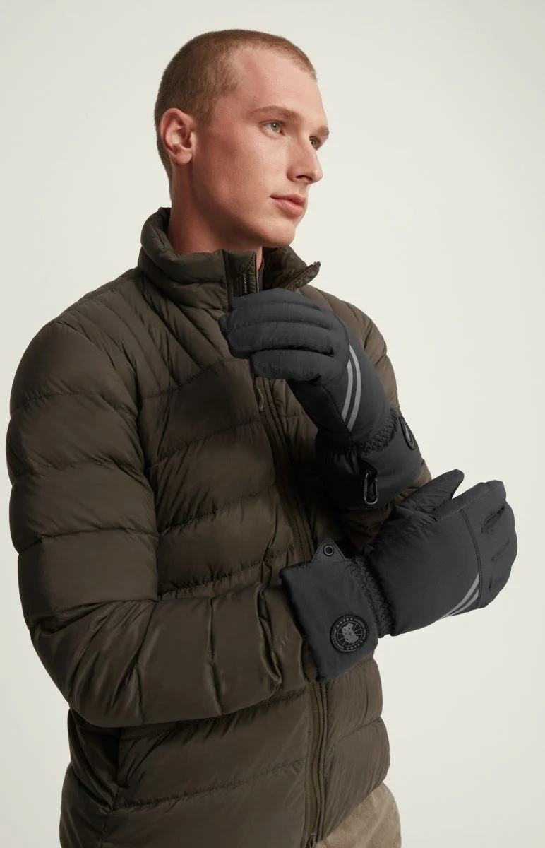 Mens Hybridge Glove Black - Image 2