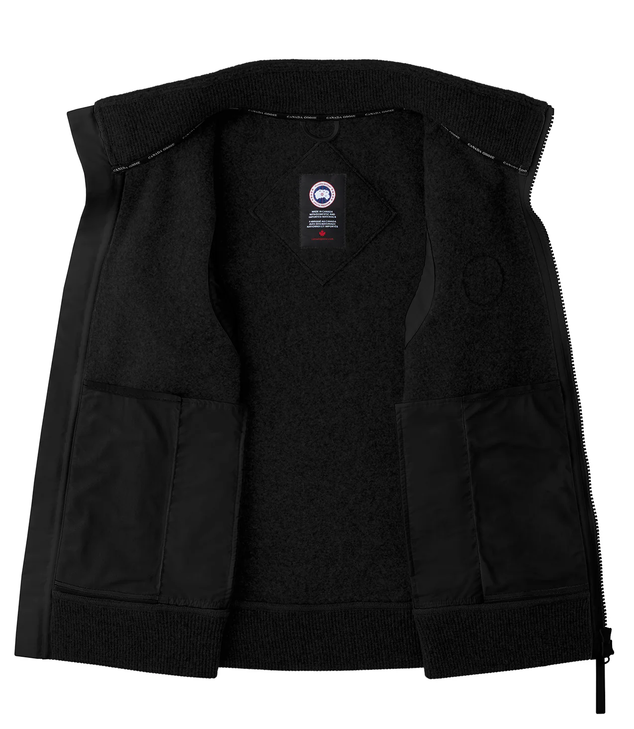 Mersey Fleece Vest Black - Image 2