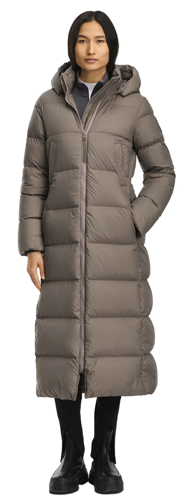 Mystique Puffer Tonal Disc Taupe Grey - Image 3