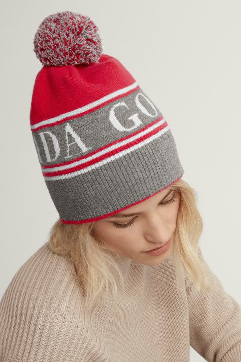 Canada Goose Pom Toque Red - Image 2
