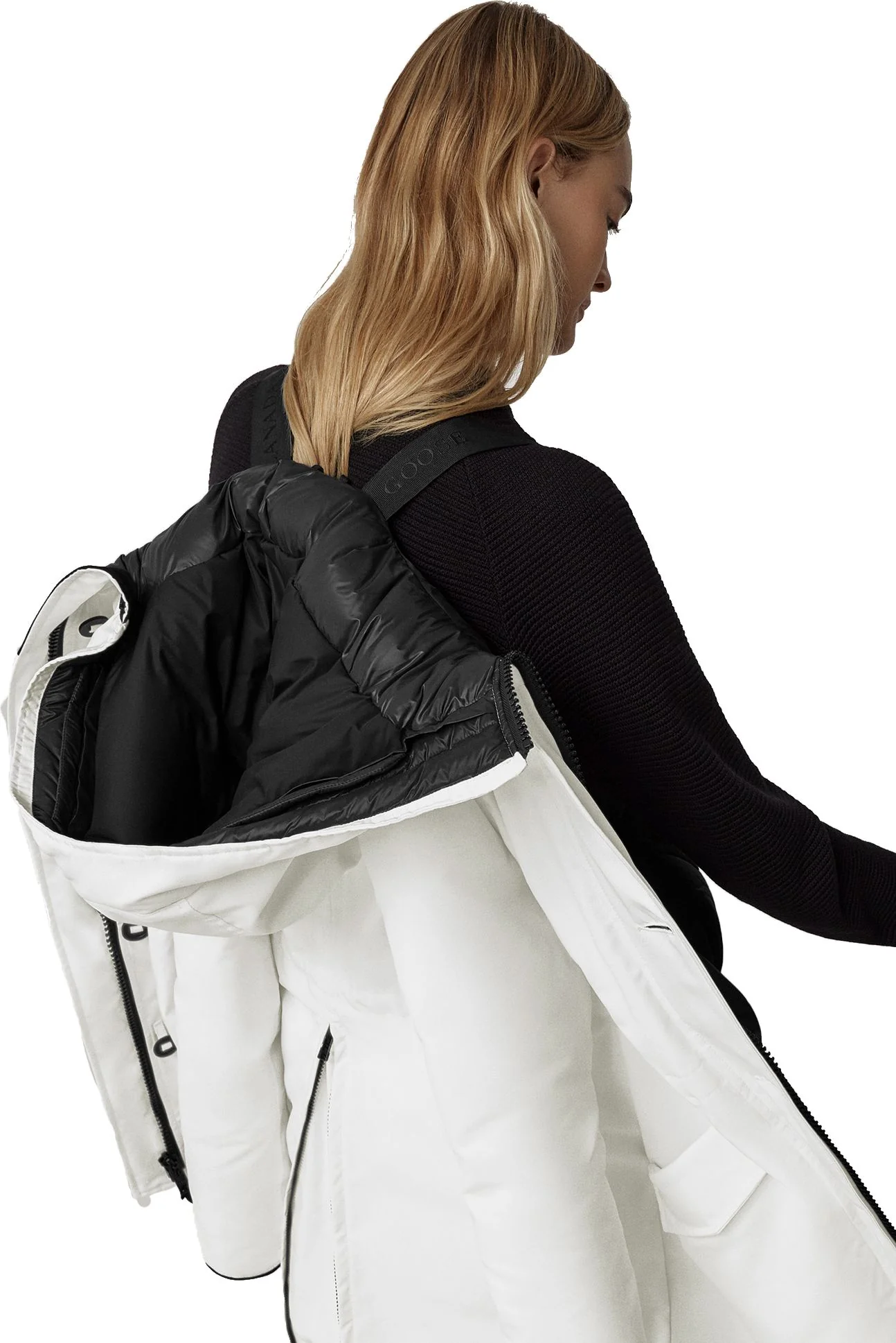Rossclair Parka Black Label North Star White - Image 5