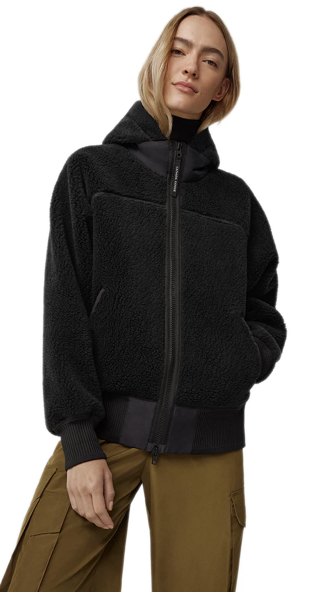 Simcoe Fleece Hoody Black - Image 2