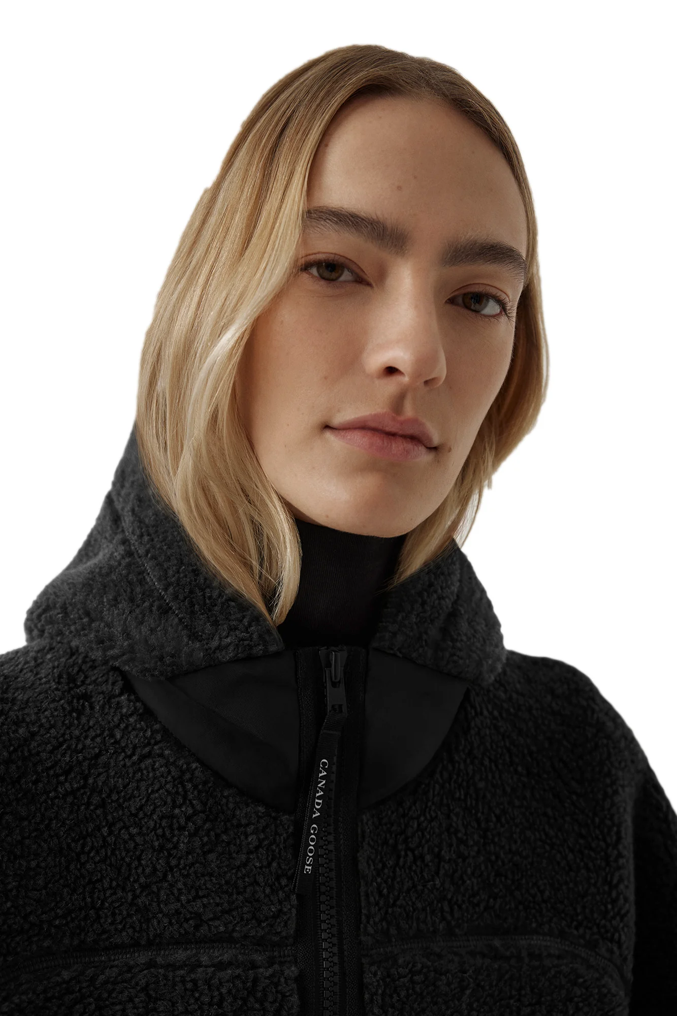 Simcoe Fleece Hoody Black - Image 3