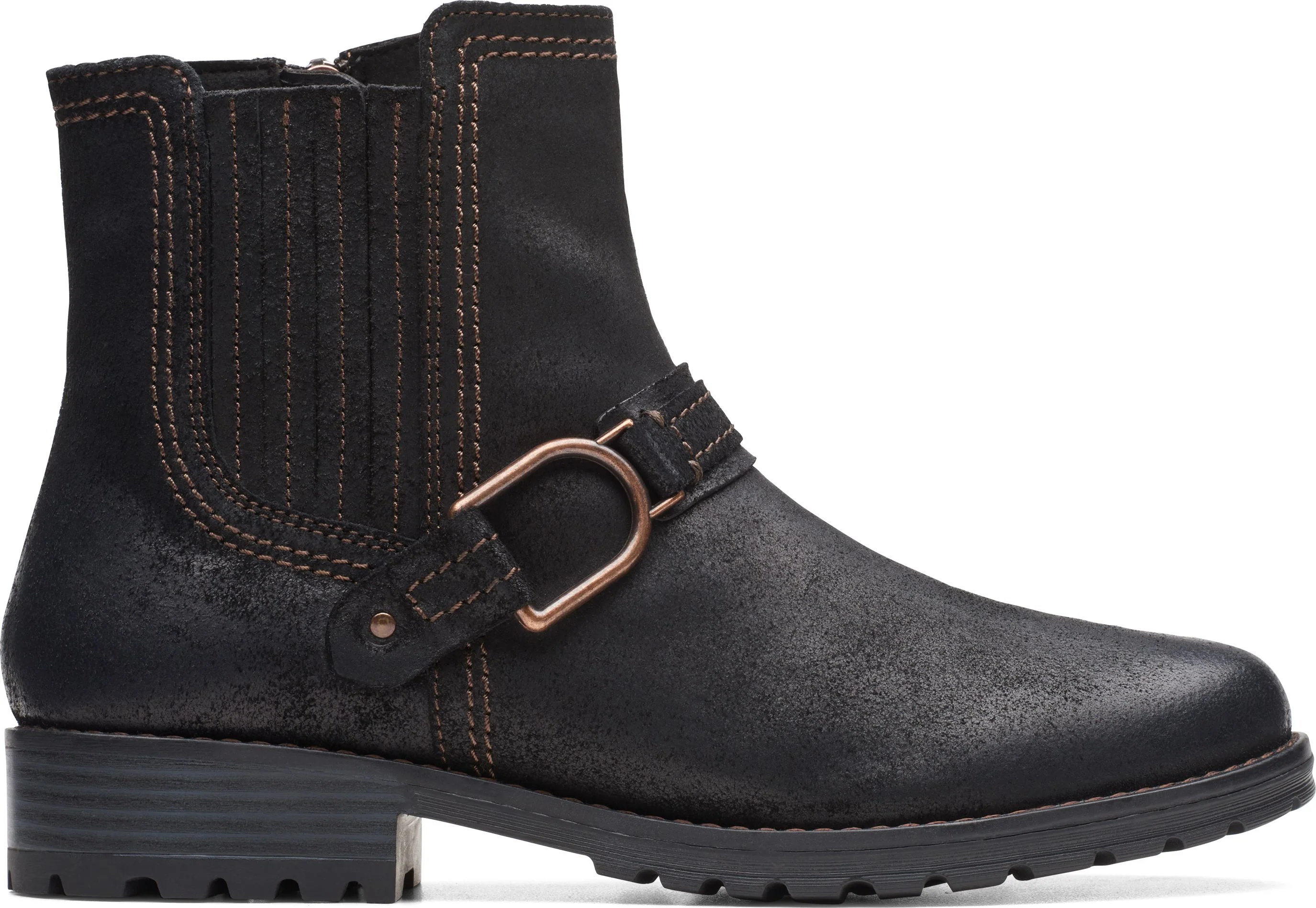 Aspra Buckle Black Suede - Image 2