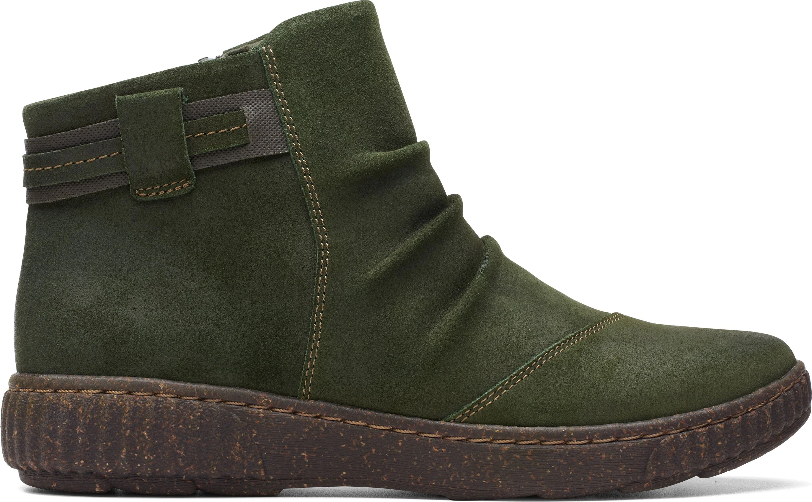 Caroline Derby Dark Green Suede - Image 2