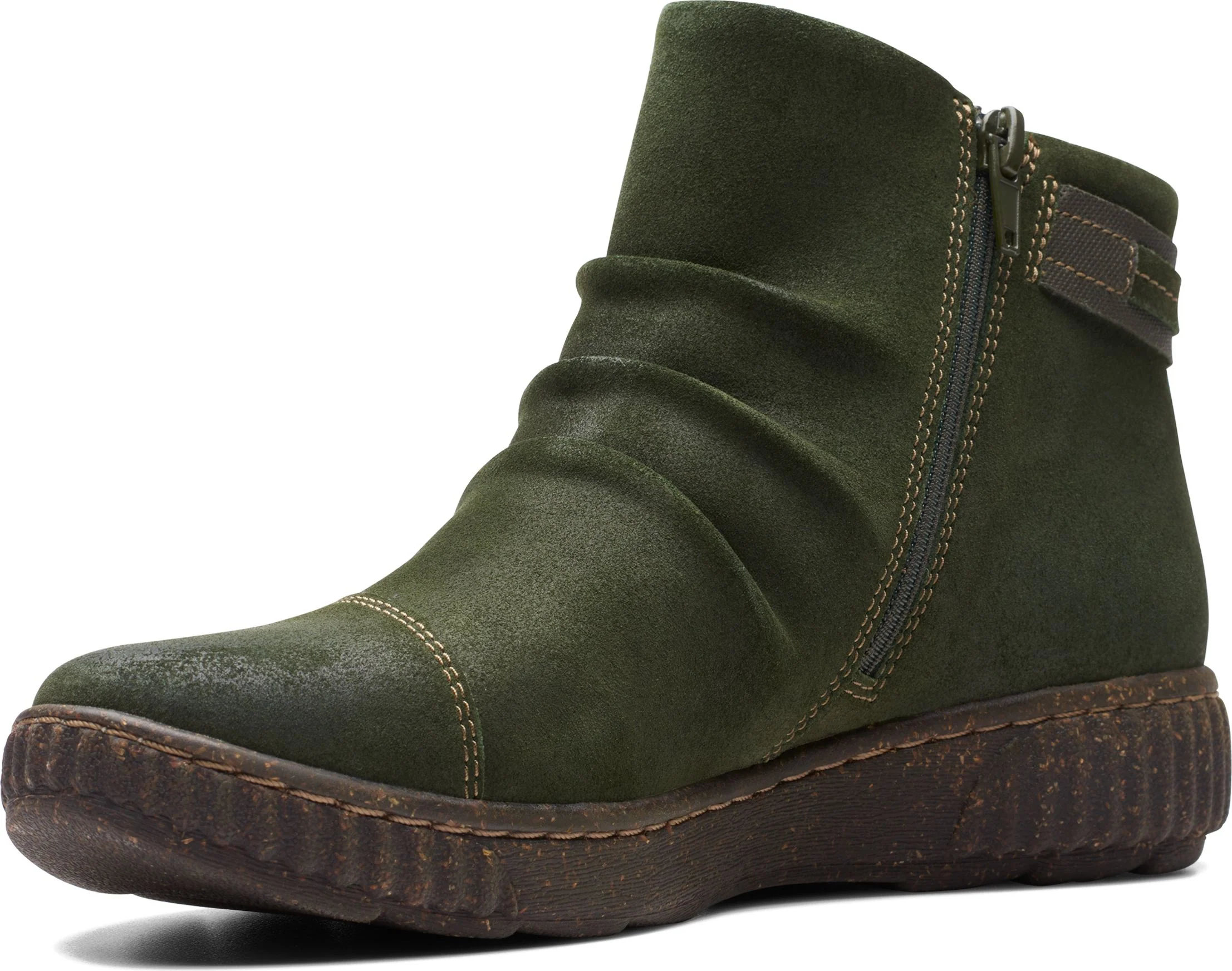Caroline Derby Dark Green Suede - Image 4