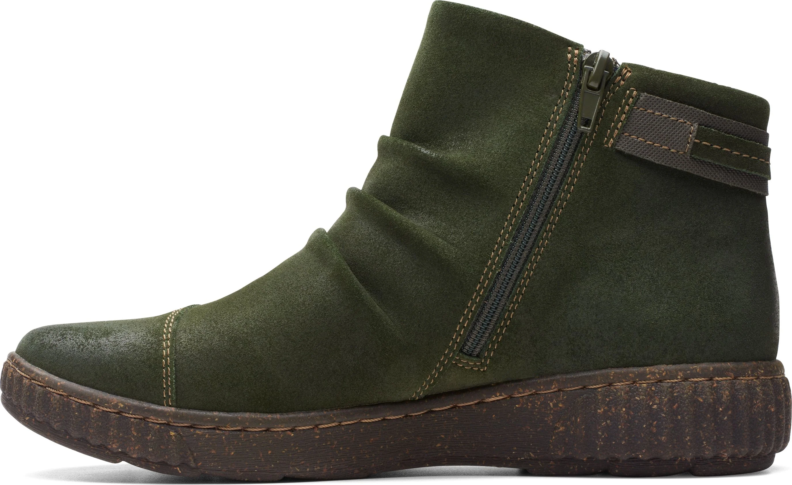 Caroline Derby Dark Green Suede - Image 5