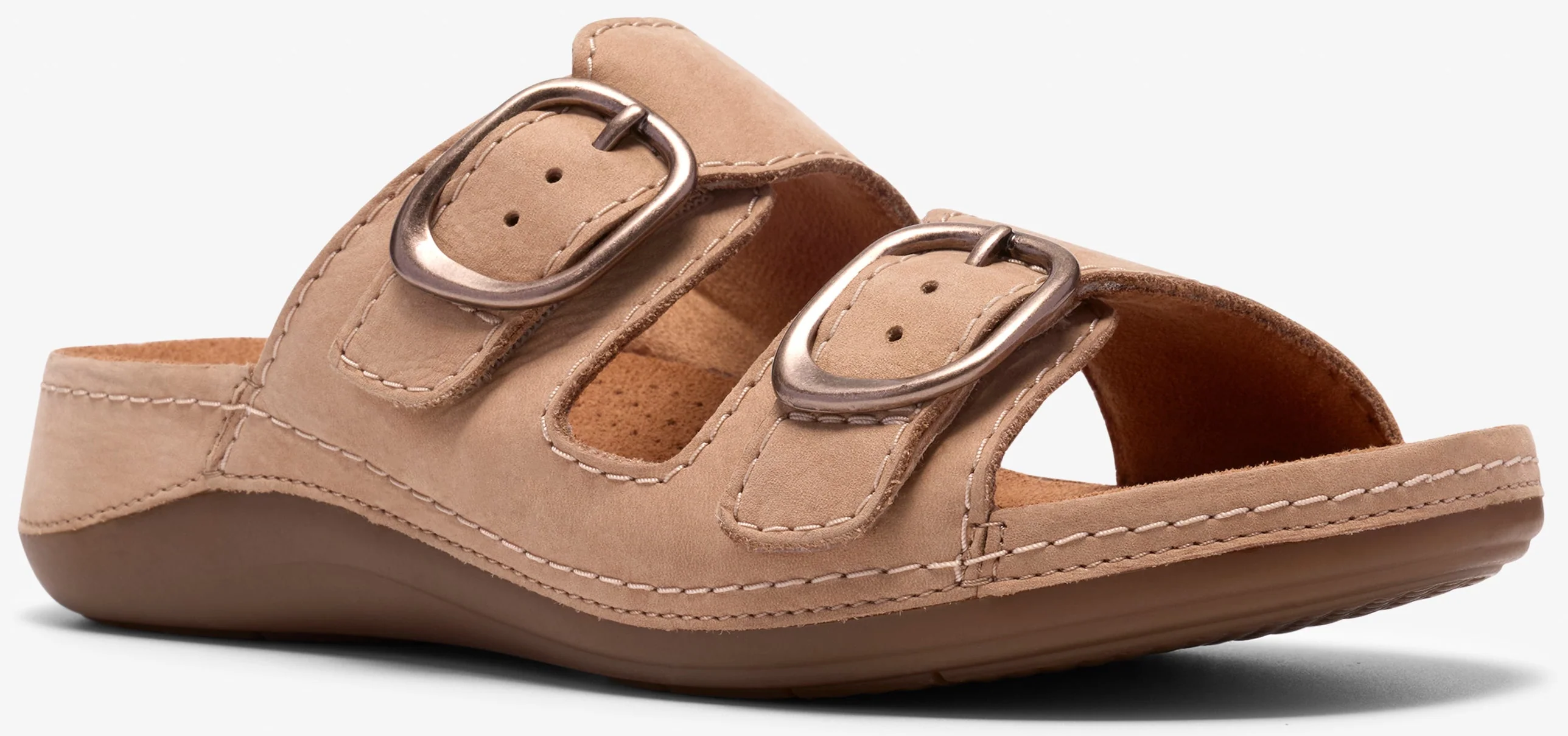 Cecily Step Beige Nubuck
