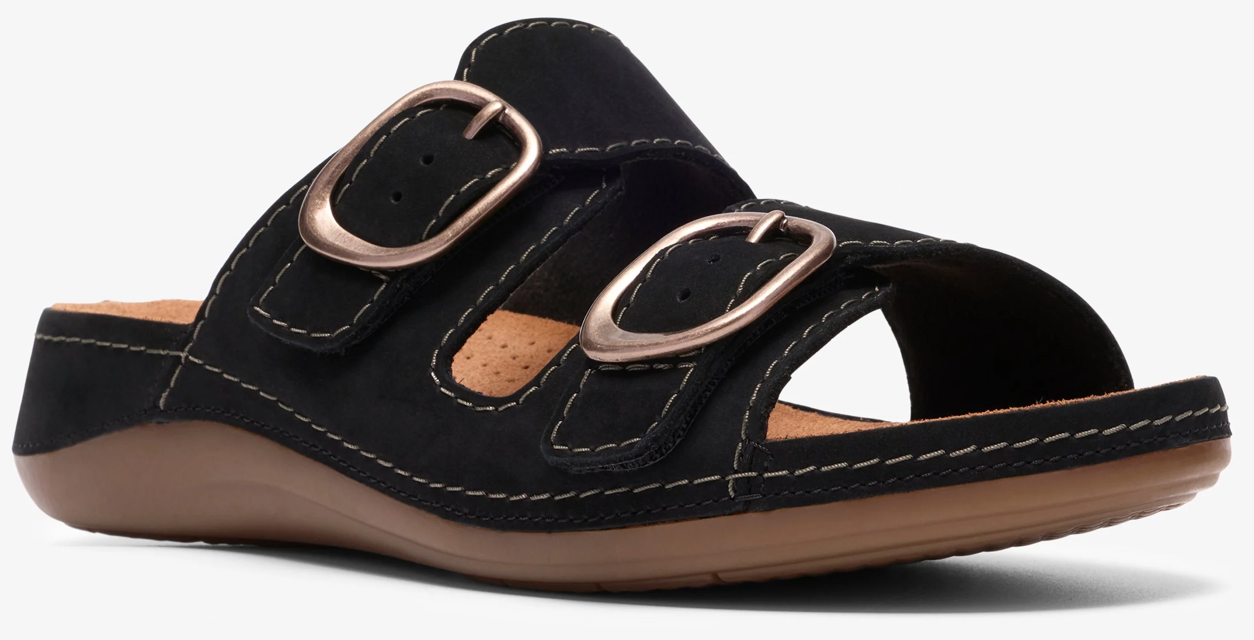 Cecily Step Black Nubuck