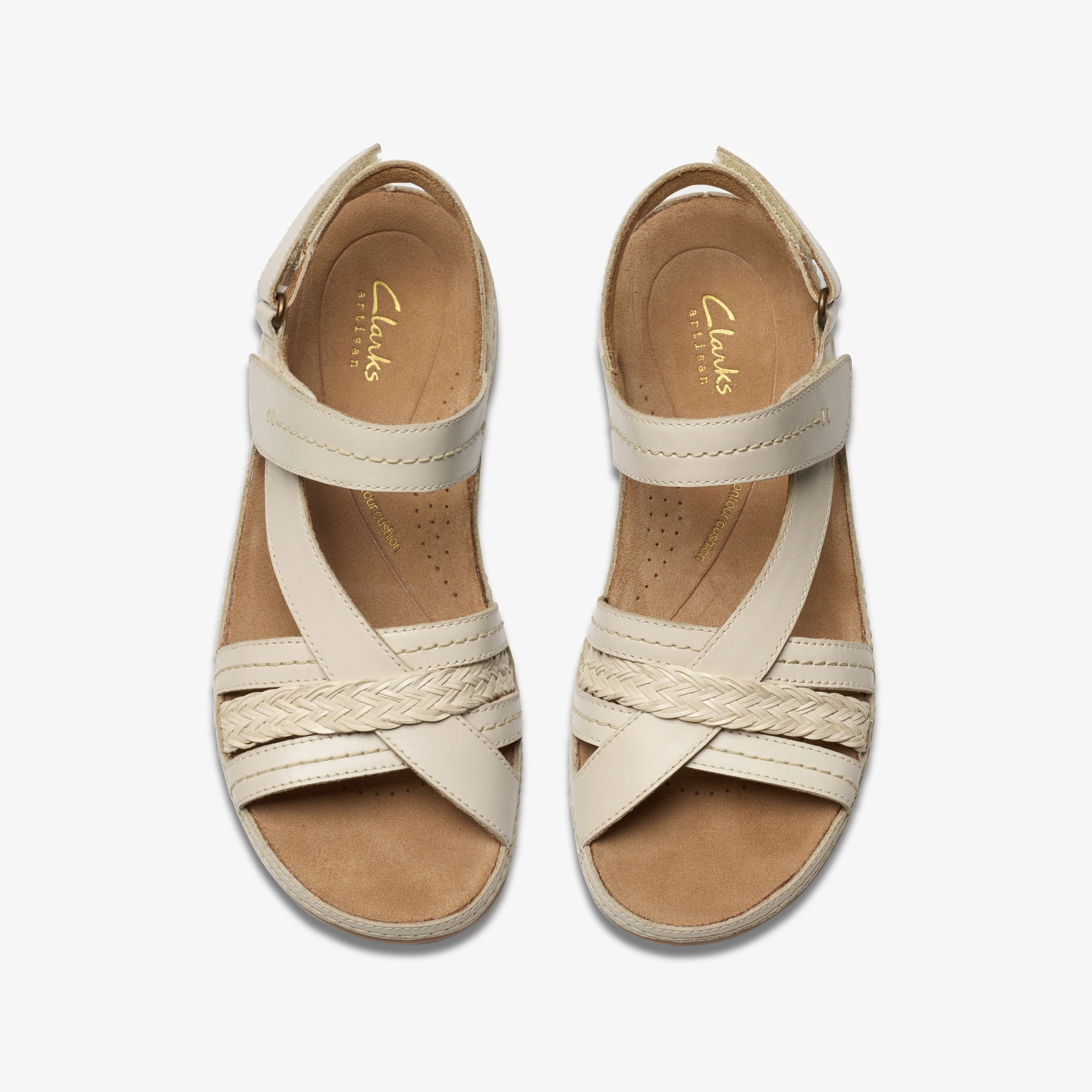 Cecily Strap Cream Leather - Image 6