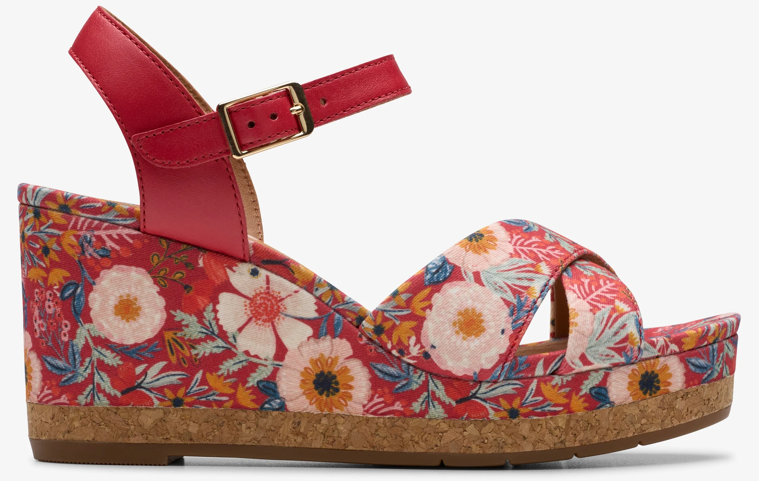 Chicly Floral Red Print
