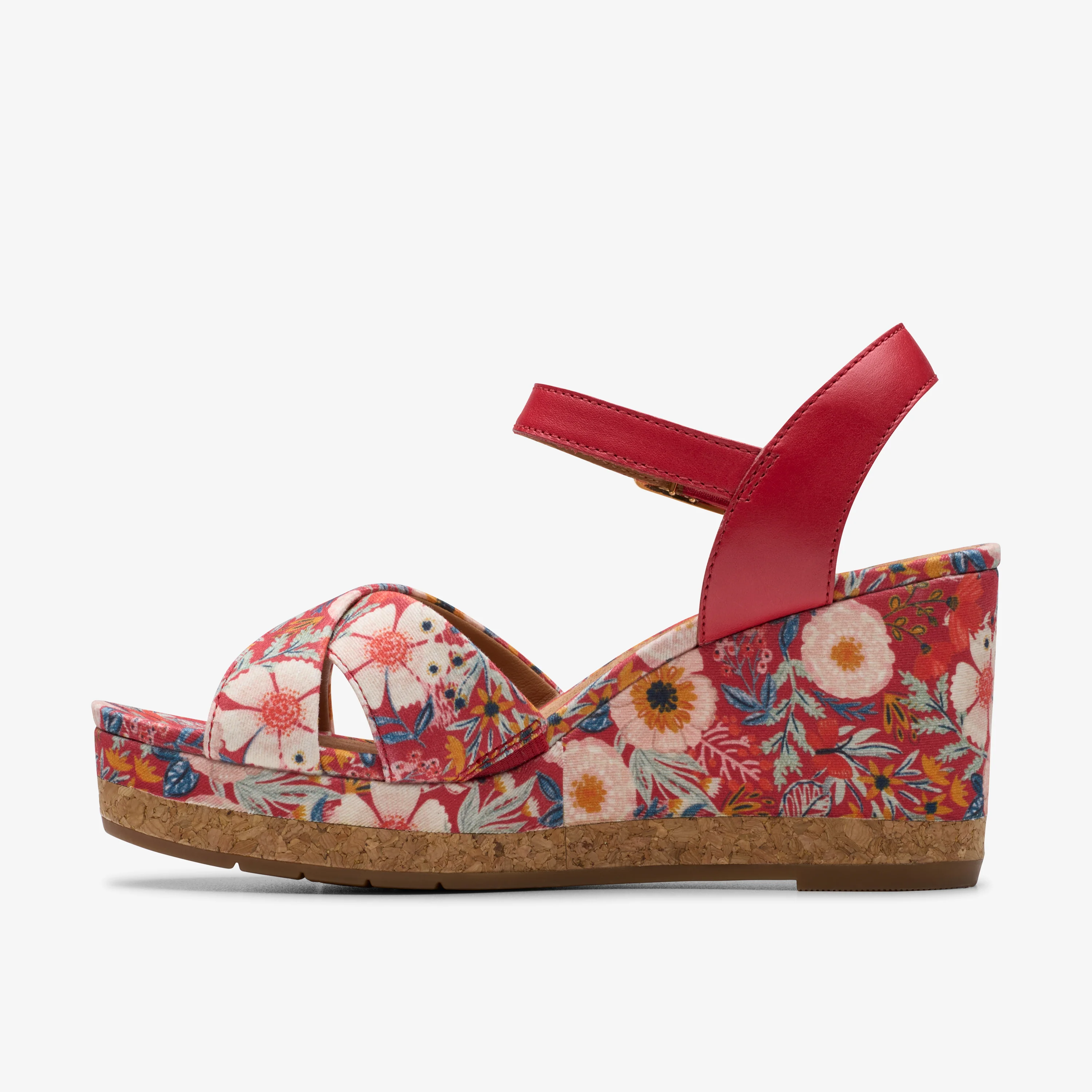 Chicly Floral Red Print - Image 2