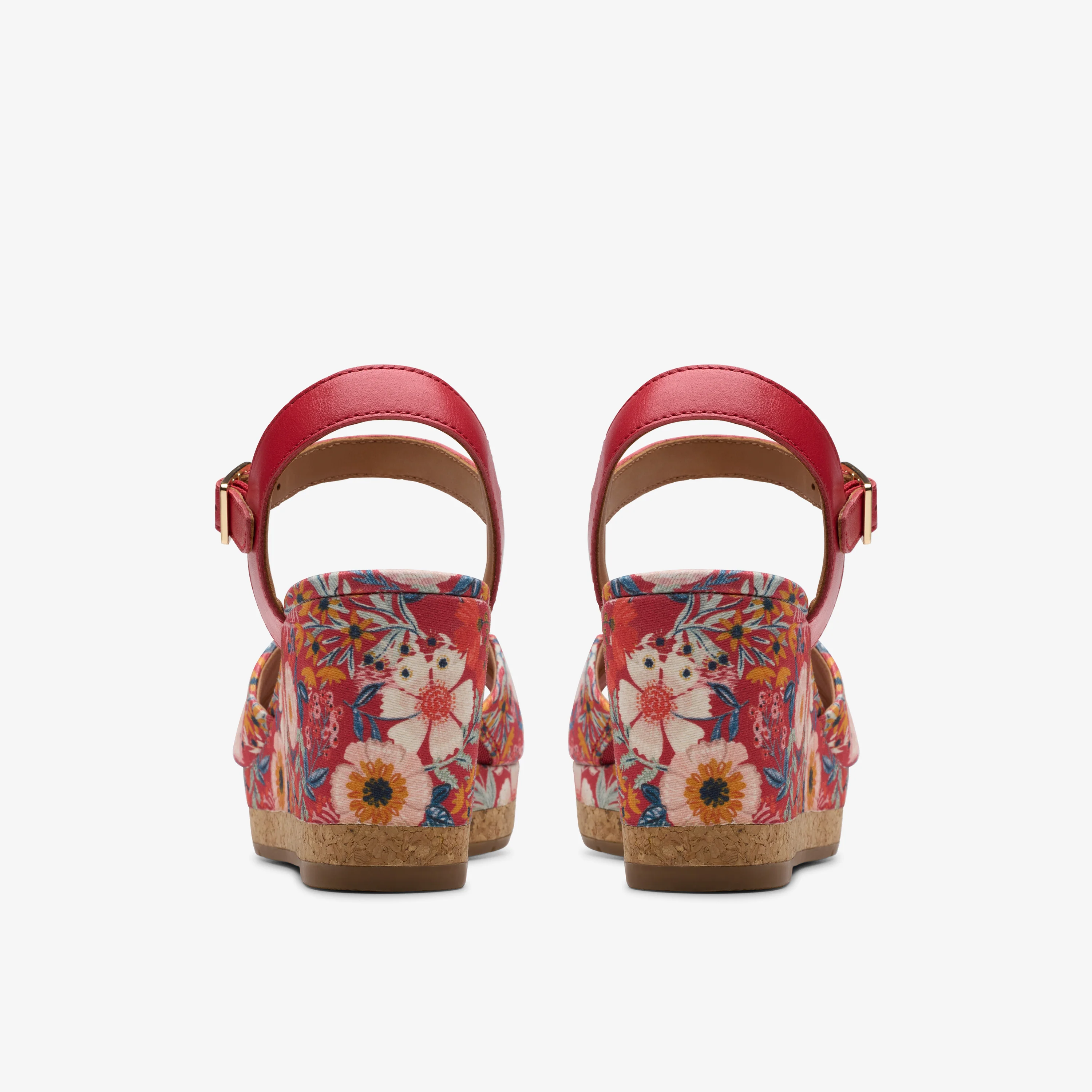 Chicly Floral Red Print - Image 5
