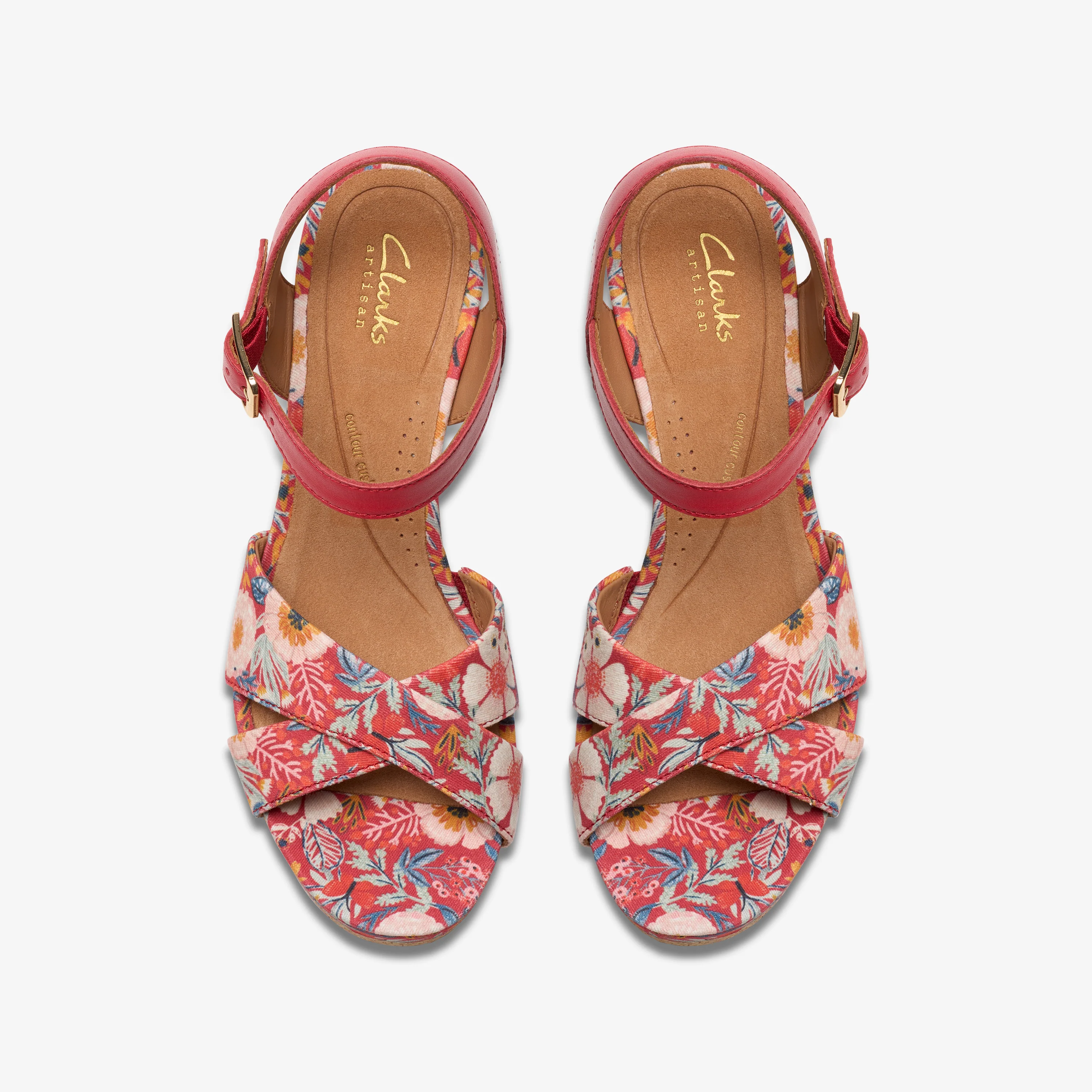 Chicly Floral Red Print - Image 6