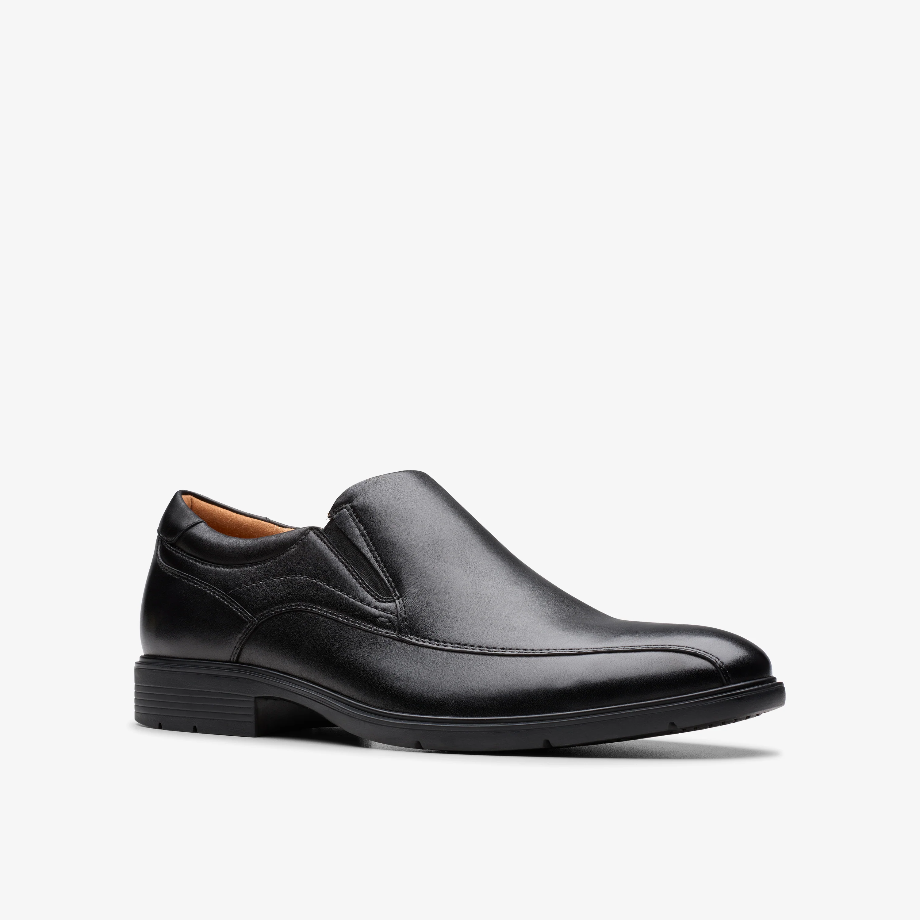Eldredge Step Black Leather