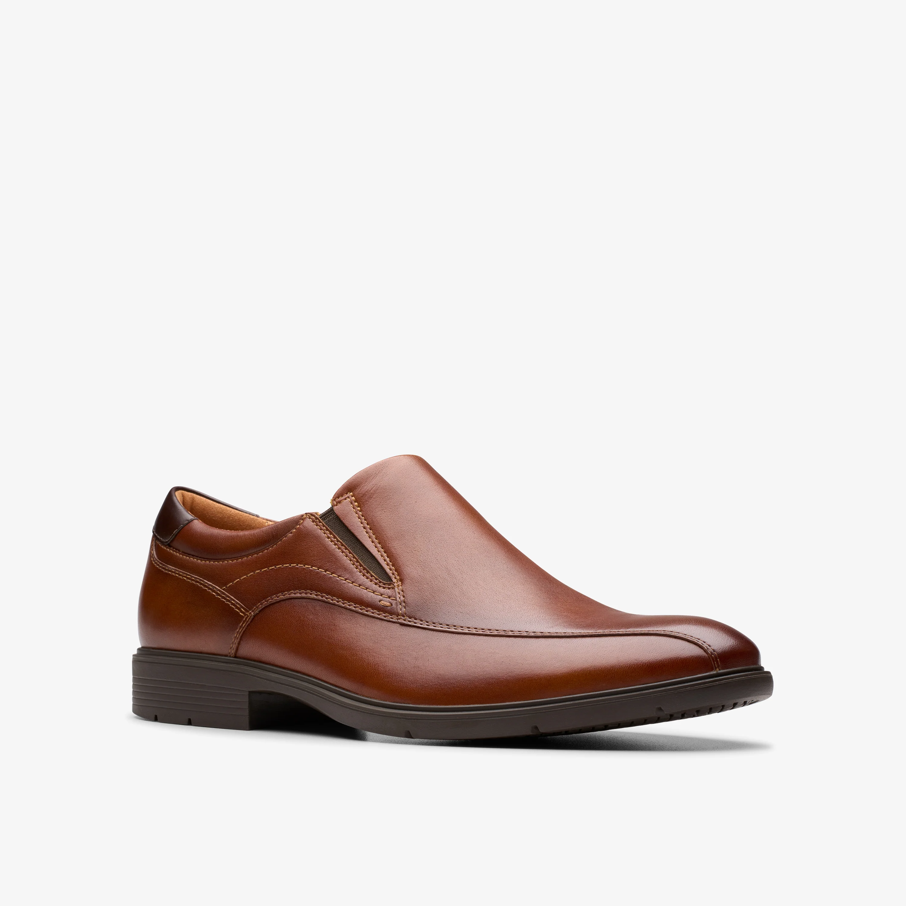 Eldredge Step Dark Tan Leather