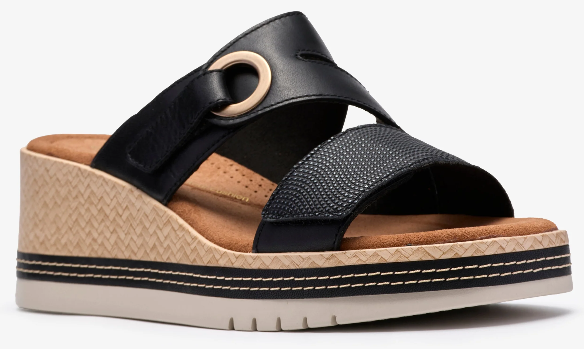Kidiki Cove Black Leather