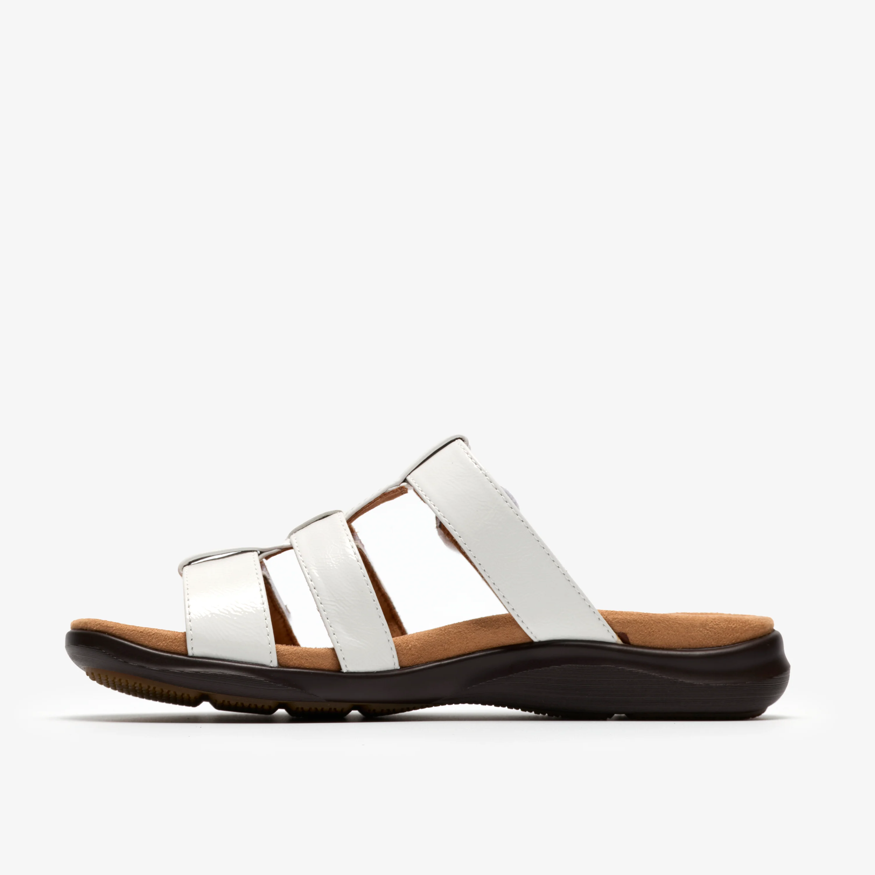 Kitly Slide White Patent - Image 3