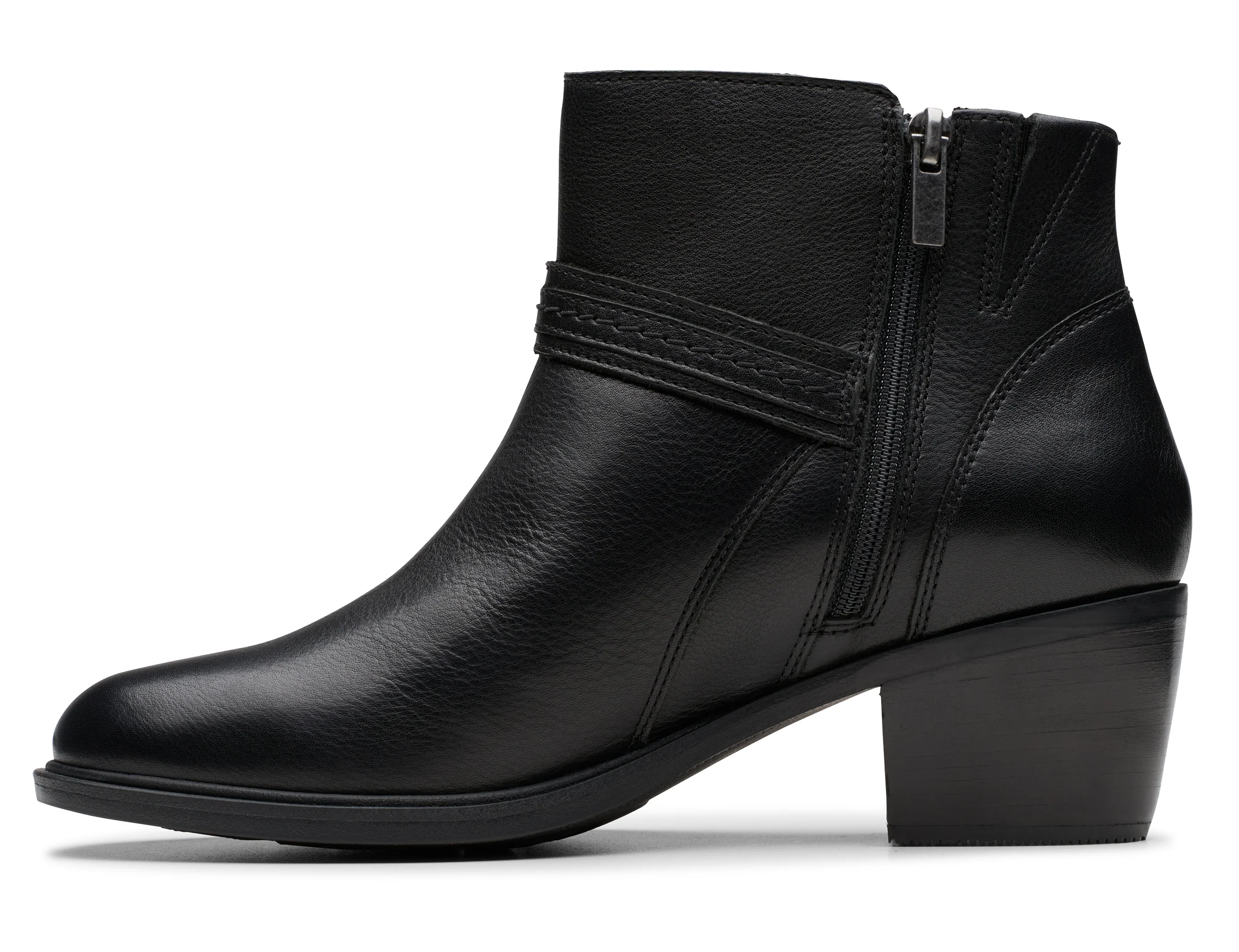 Neva Buckle Leather Black - Image 3