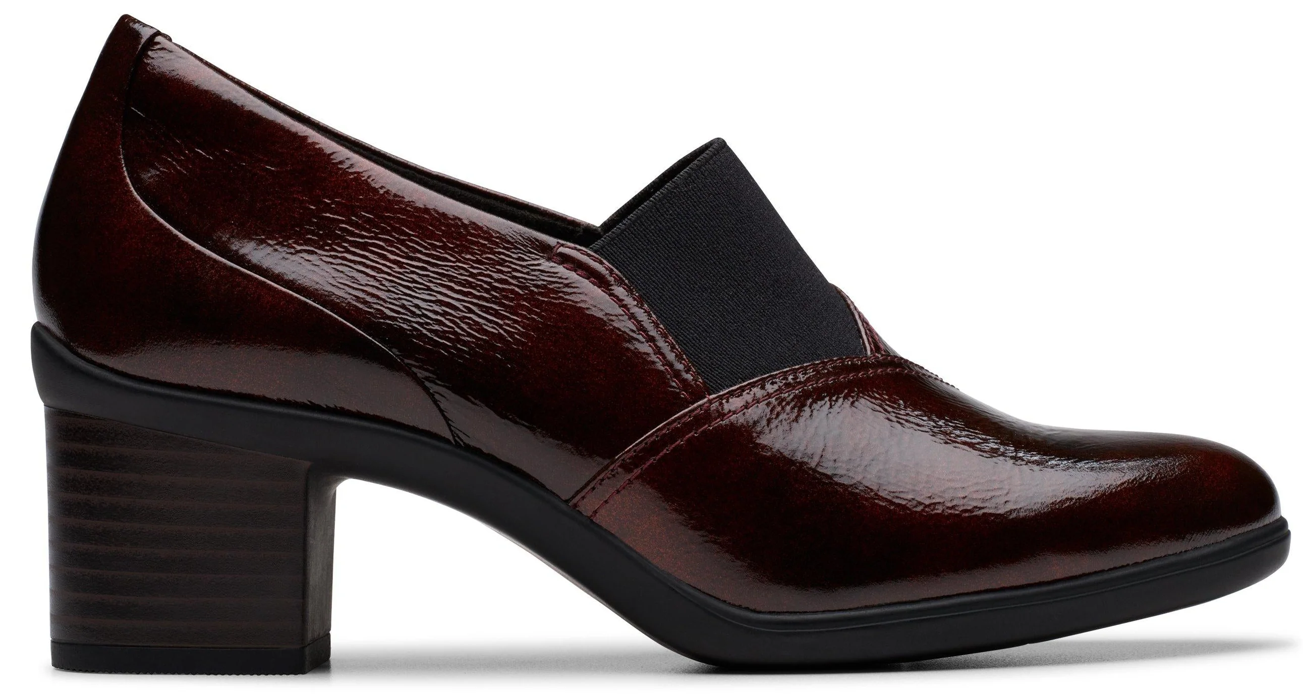 Shaya Tess Patent Merlot - Image 2
