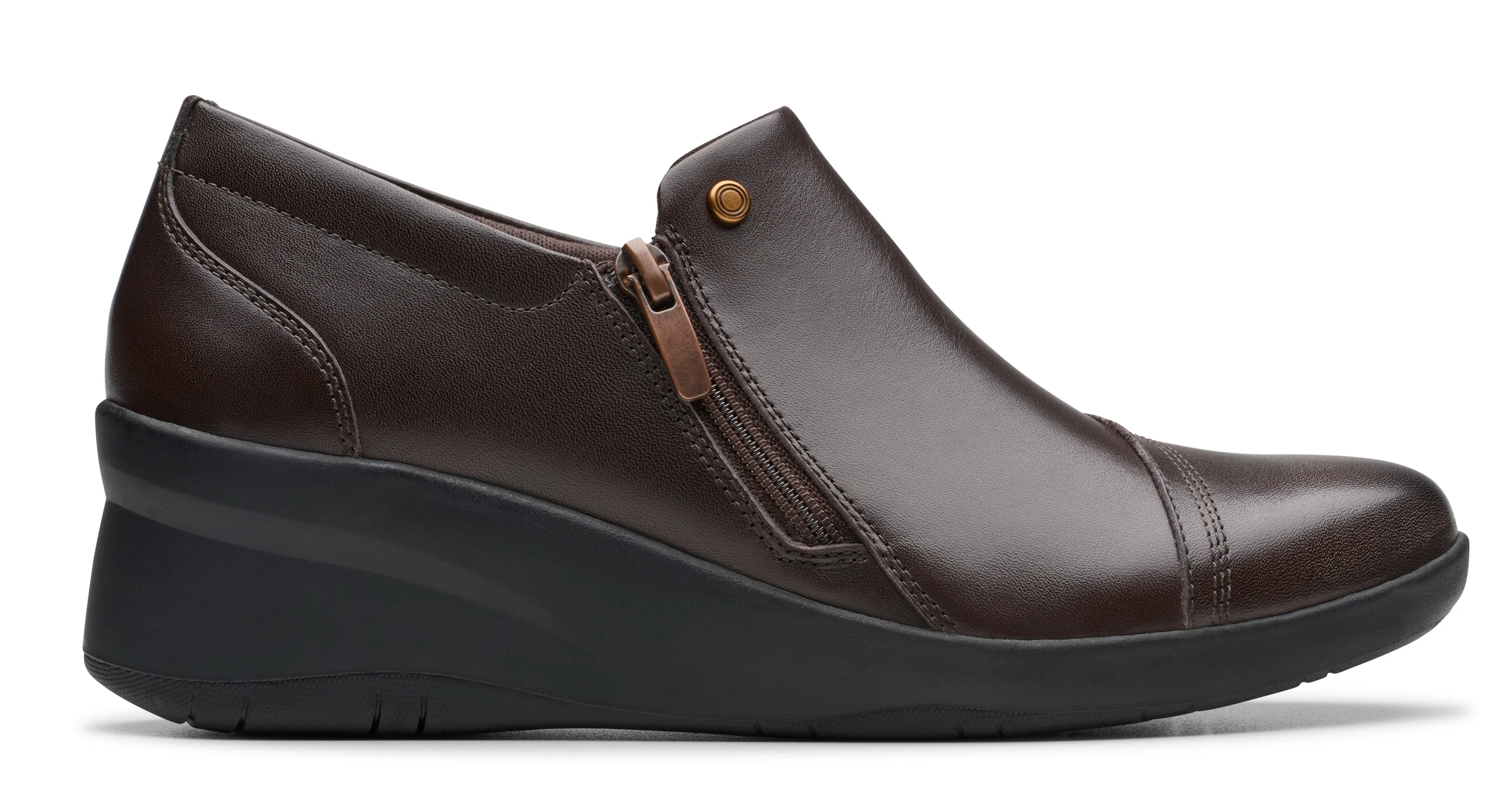 Suttyn Zip Leather Chocolate - Image 2