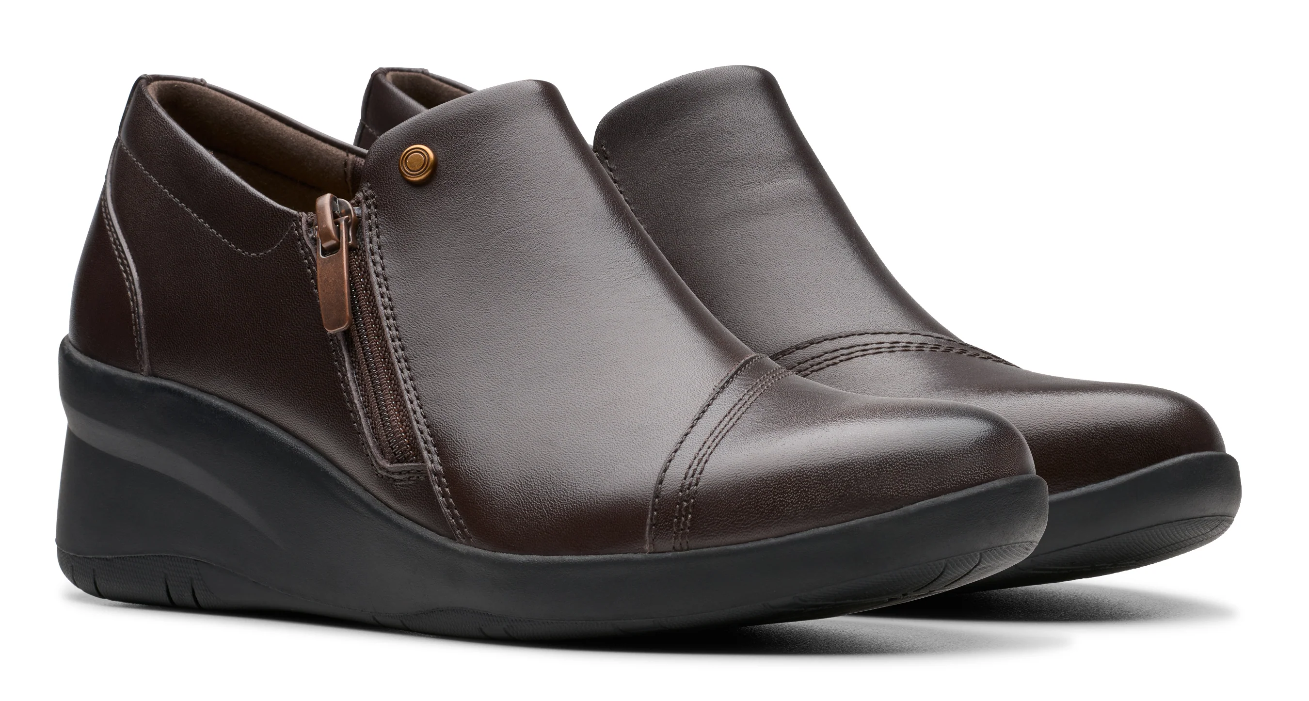 Suttyn Zip Leather Chocolate - Image 4