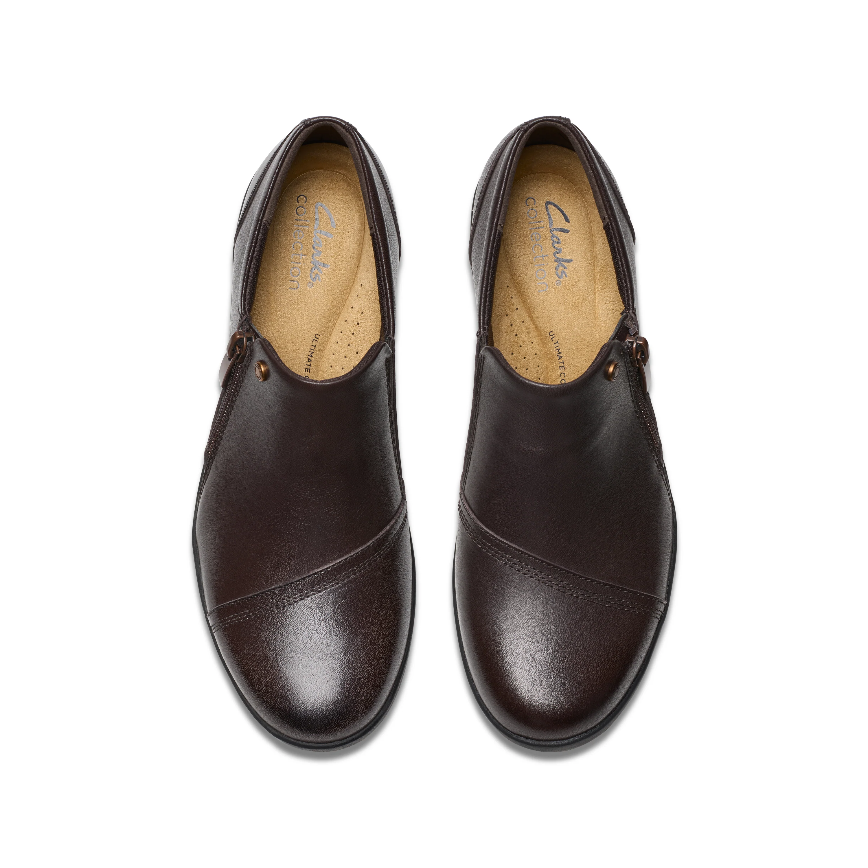 Suttyn Zip Leather Chocolate - Image 6