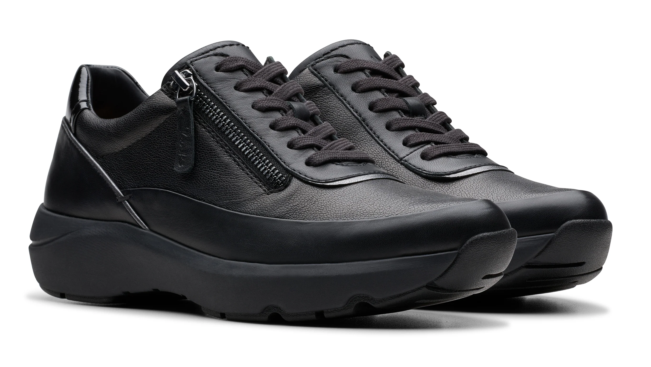 Tivoli Zip Leather Black Combi - Image 5