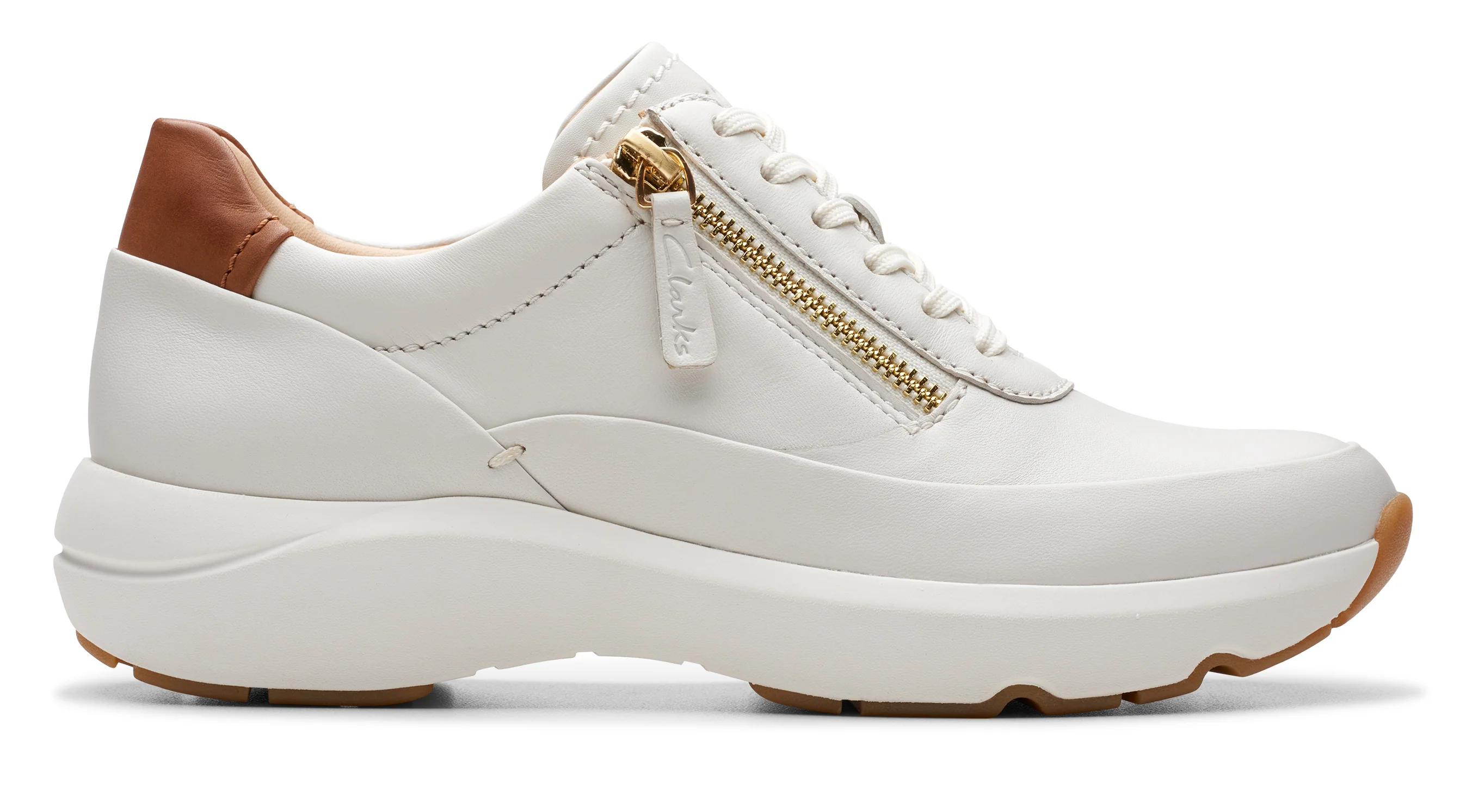 Tivoli Zip Leather Off White - Image 2