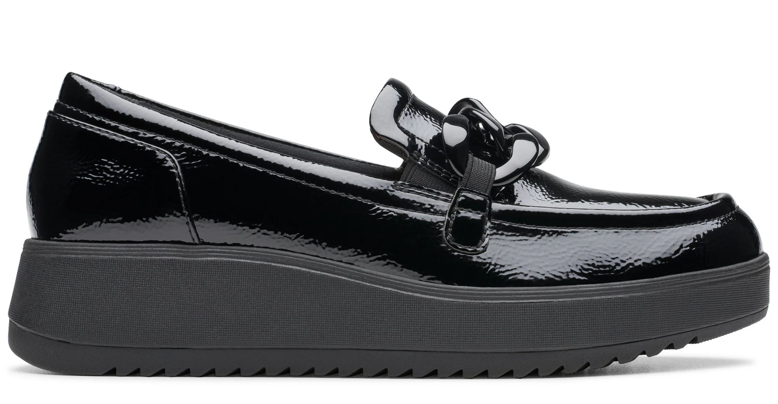 Zylah May Patent Black Crinkle - Image 2