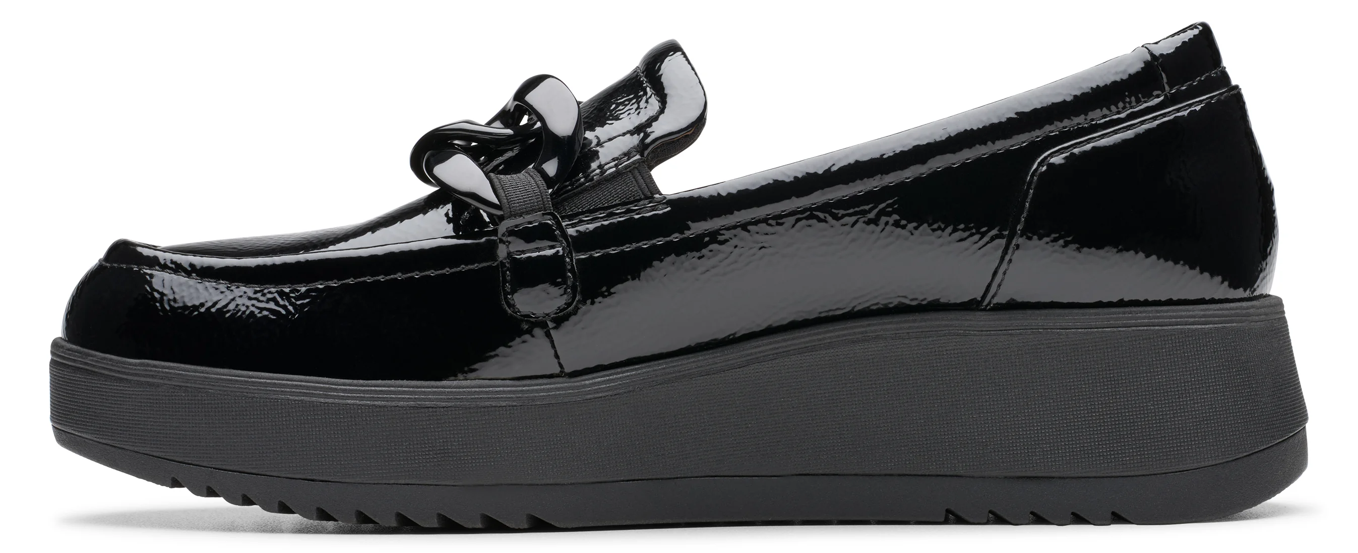 Zylah May Patent Black Crinkle - Image 3