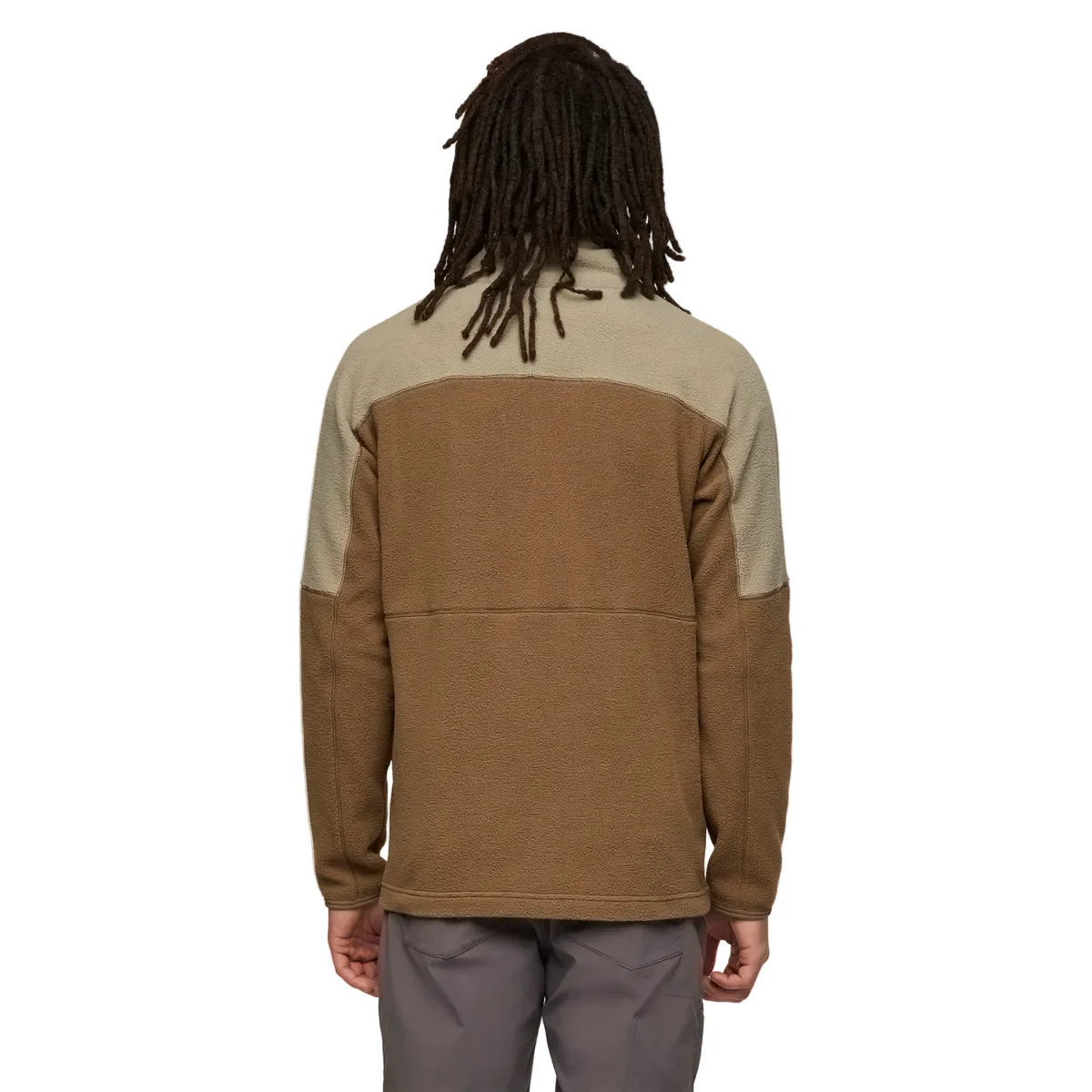 Abrazo Fleece Half-zip Jacket Stone And Dune - Image 4