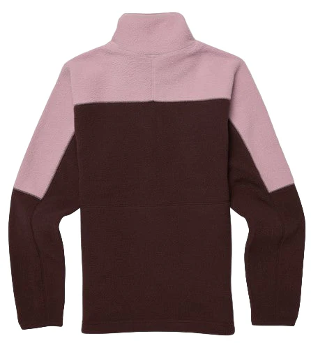 Abrazo Fleece Half-zip Jacket Quartz And Coffee - Image 3