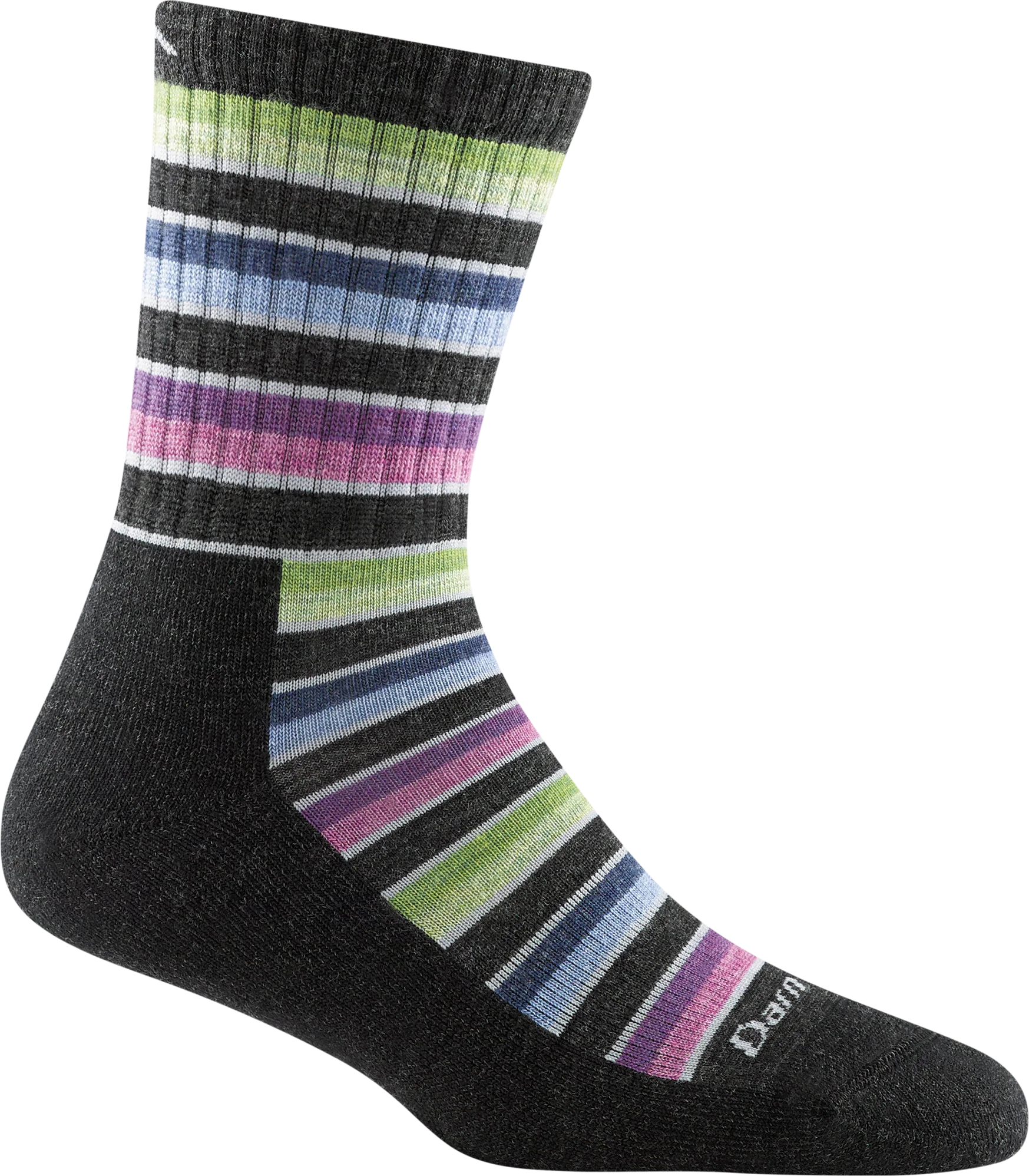 Decade Stripe Micro Crew Charcoal