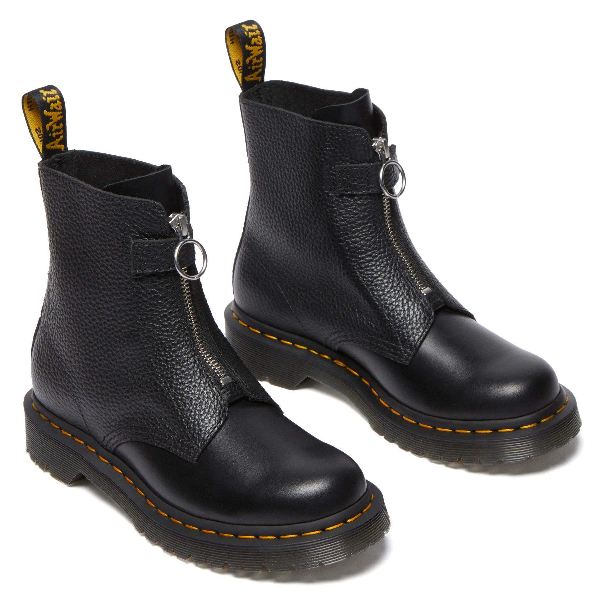 1460 Pascal Front Zip Black - Image 4