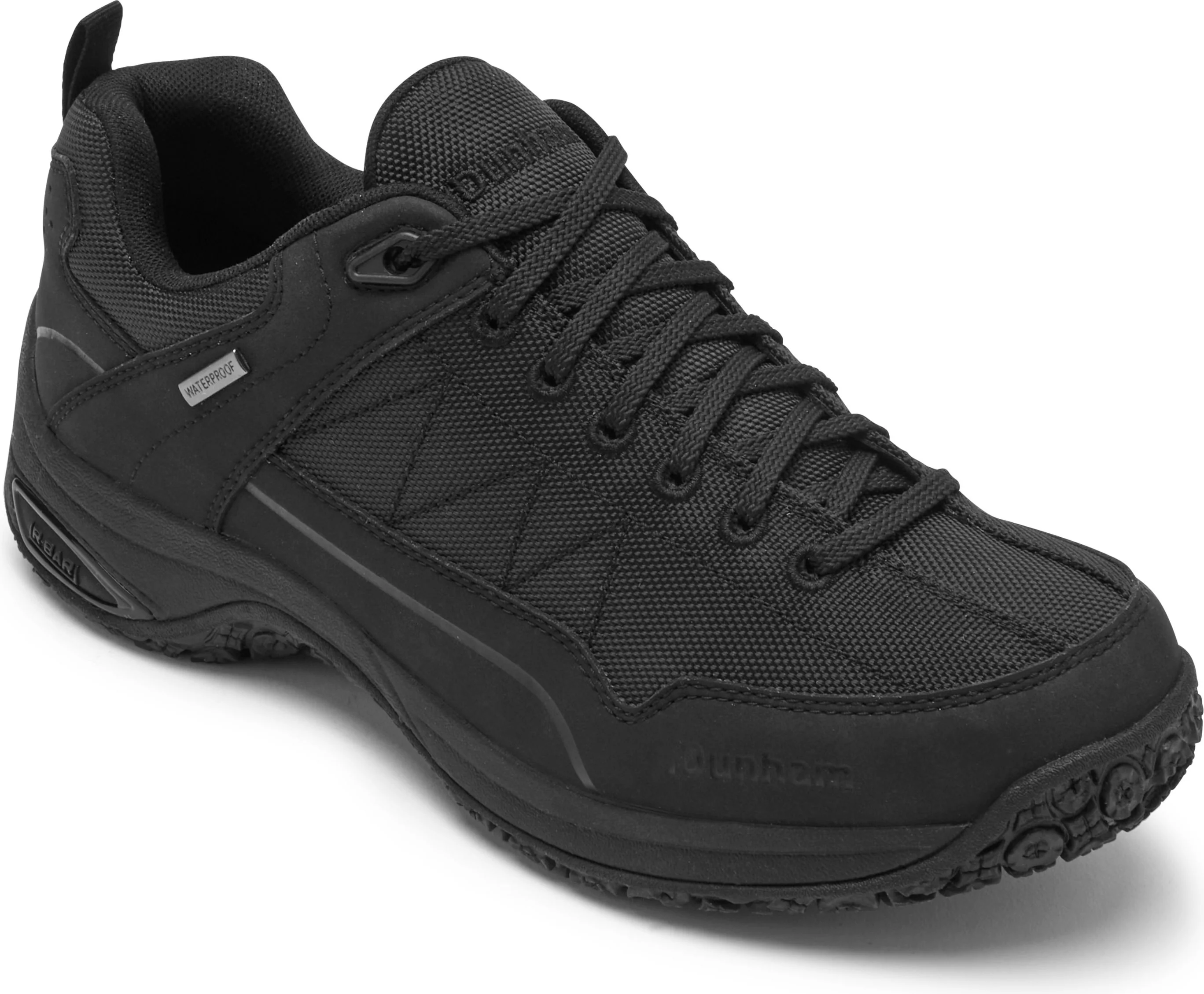 Cloud Plus Lace Up Black Wide