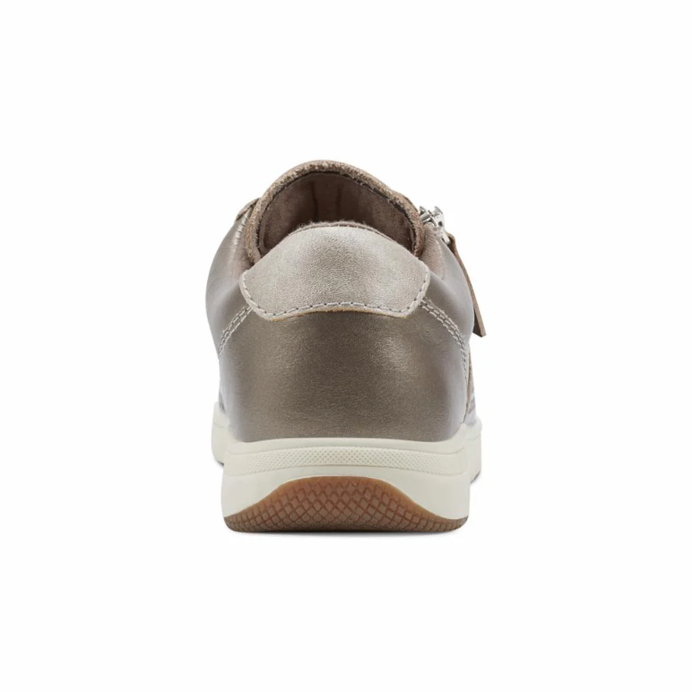 Netta-platinum-antique Gold-pearlized Nappa Sport- Gold Wide - Image 3