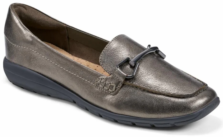 Amalie - Pewter727 - Goat Mercury Leather Brown