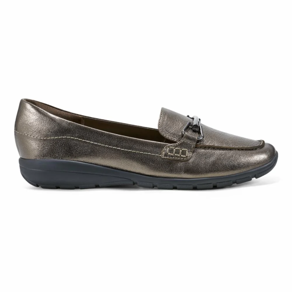 Amalie - Pewter727 - Goat Mercury Leather Brown - Image 2
