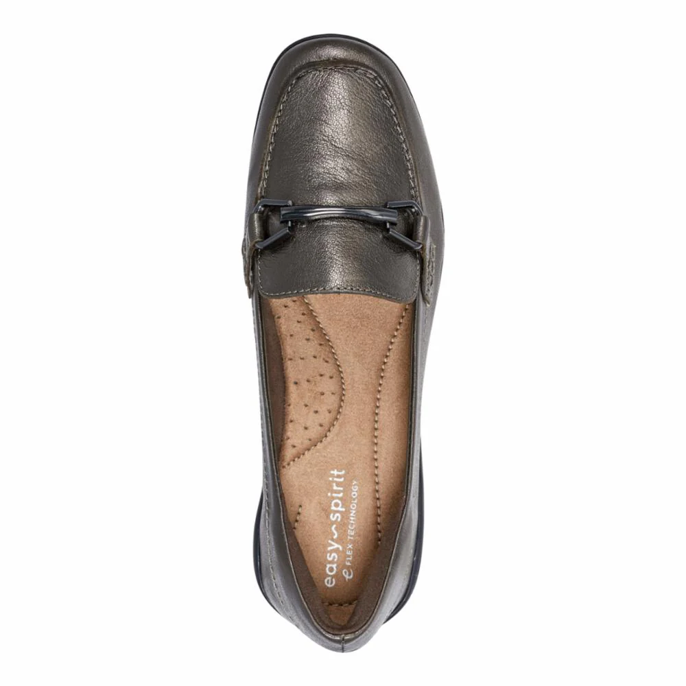 Amalie - Pewter727 - Goat Mercury Leather Brown - Image 4