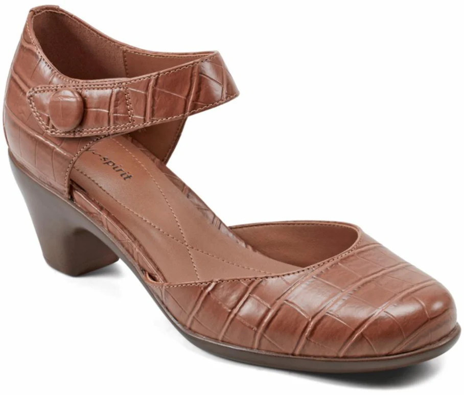 Clarice3 - Medium Brown - 2tone Croco Pu Brown