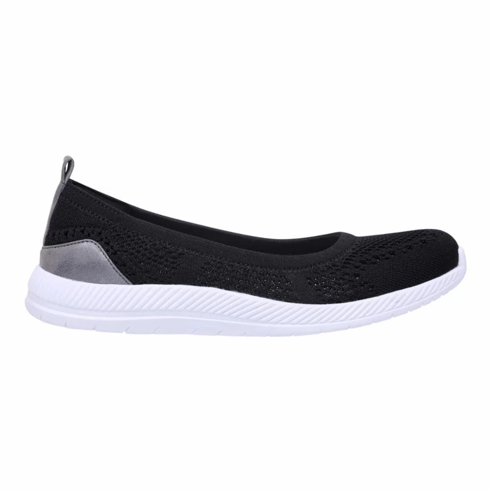 Glitz2 - Jet Black - Stretch Engineered Knit Black - Image 2