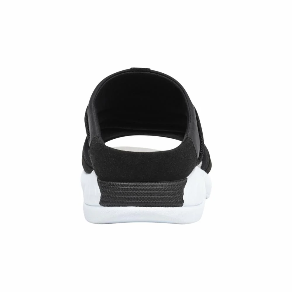 Traciee2 - Jet Black Wide - Mesh - Micro Suede Black - Image 4