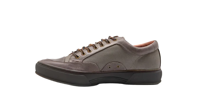 40288-charcoal - Lea - Oxford Canvas Brown - Image 3