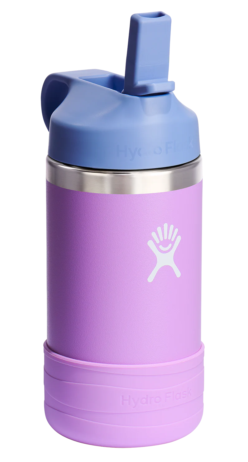 12oz Kids Wide Mouth Straw Cap And Boot Anemone - Image 2