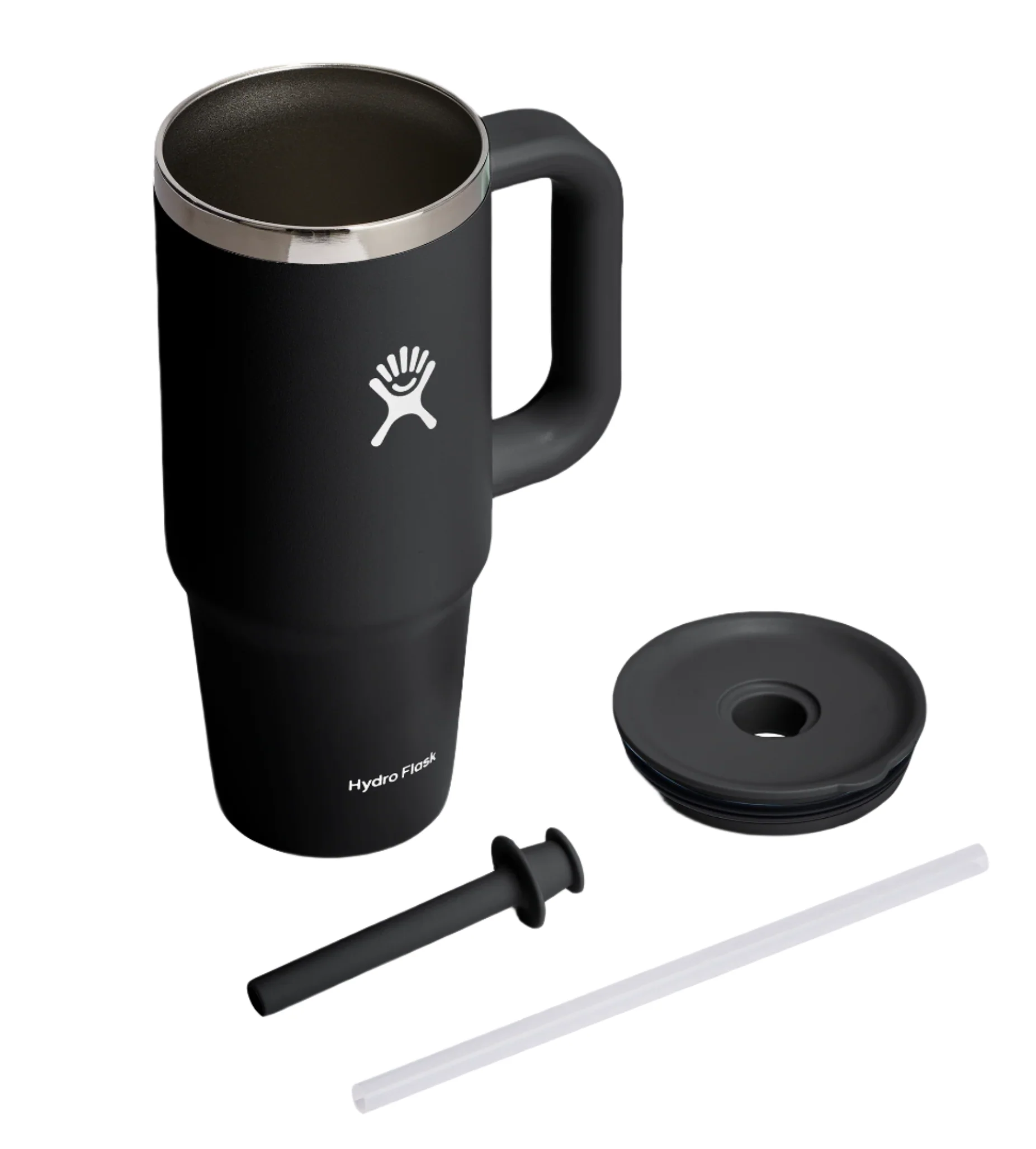 24oz Travel Tumbler Black - Image 3