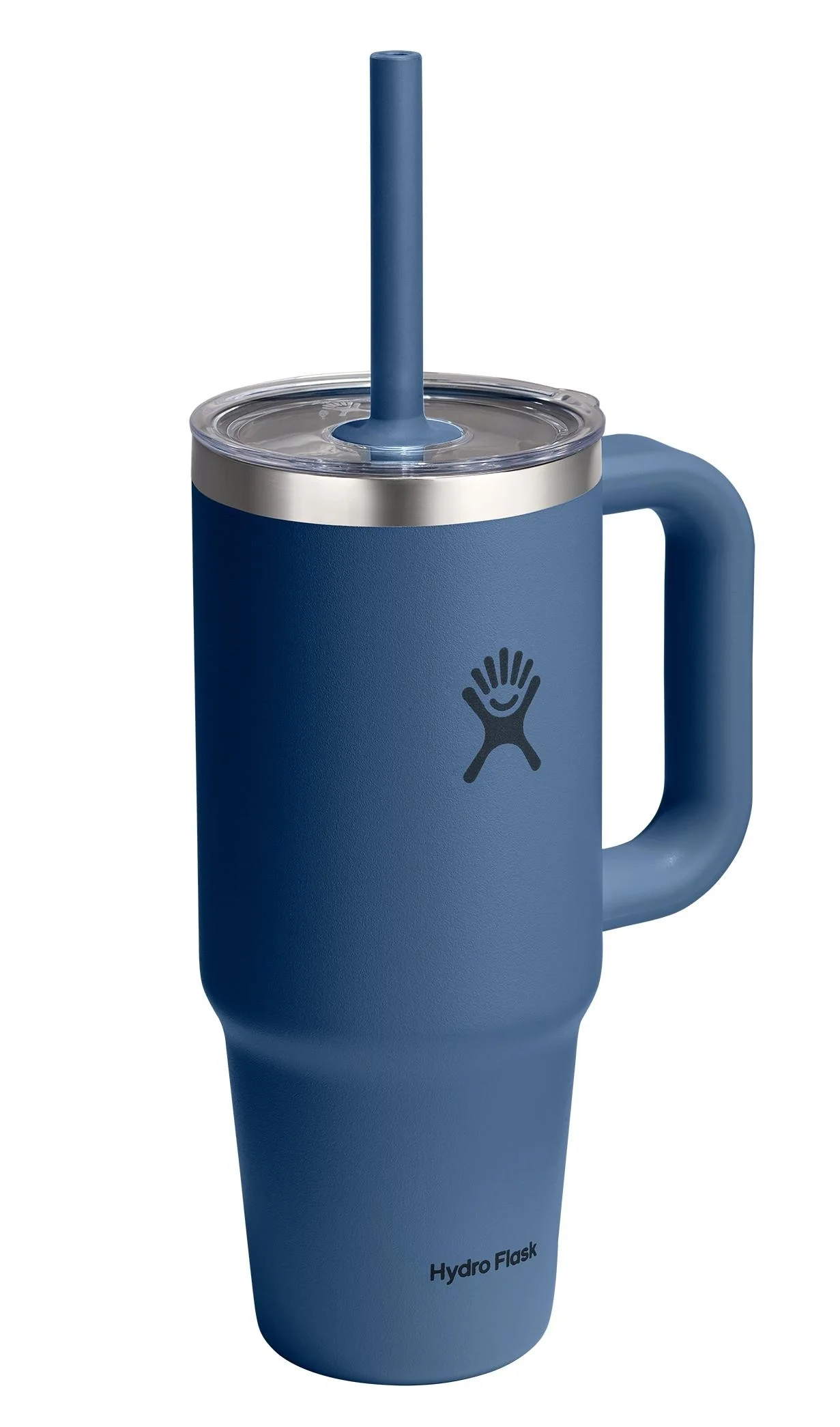 24oz Travel Tumbler Clear Lid Harbor Blue